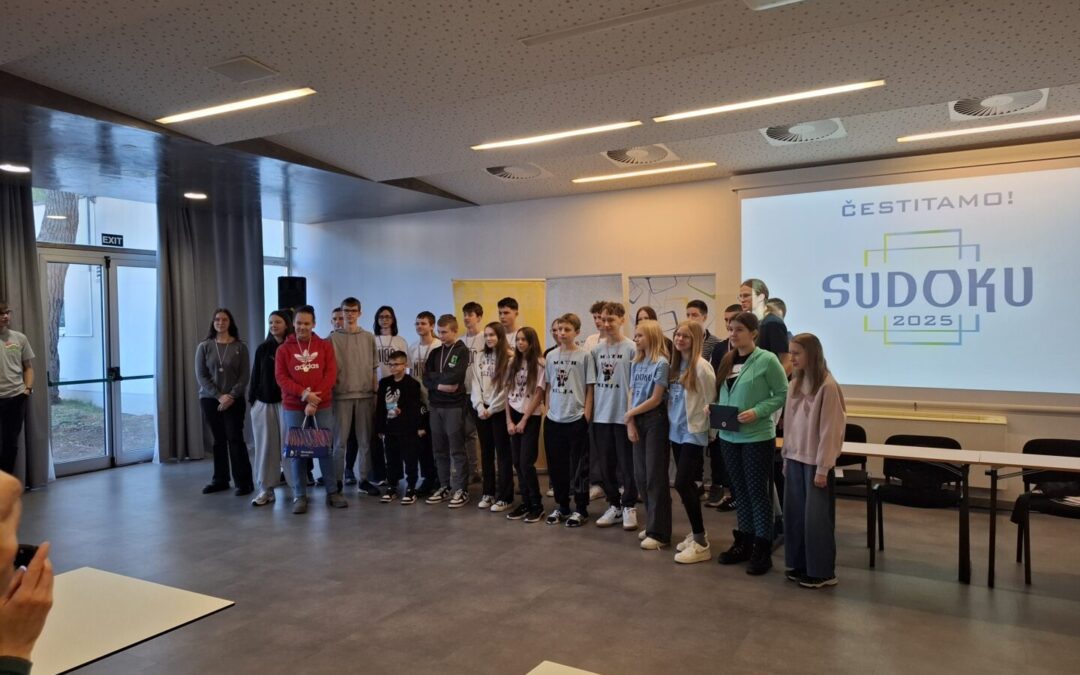 Uspješan vikend u Vodicama; Lamija Velagić ostvarila odličan rezultat na državnom natjecanju u rješavanju Sudoku!