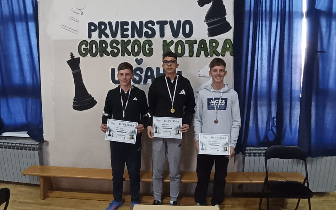 Uspješni na prvenstvu Gorskog kotara u šahu
